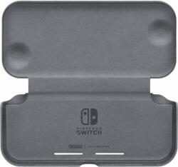 Nintendo Switch Lite Felhajtható tok és képernyővédő fólia - Fekete (NSPL02)