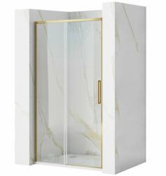 Rea Paravan de dus tip Walk-in Rea Rapid Slide 110x195 cm profil auriu periat (5902557385195)