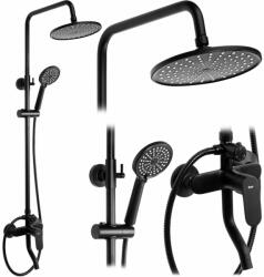 Rea Coloana de dus cu baterie monocomanda negru mat Rea Salton (5902557392070)
