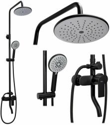Rea Coloana de dus cu baterie monocomanda negru Rea Verso (5902557385836)