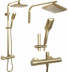 Rea Coloana de dus cu baterie monocomanda auriu periat Rea Tom (5902557398324)