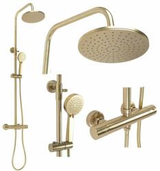 Rea Coloana de dus cu baterie termostatata auriu periat Rea Parot (5902557386802)