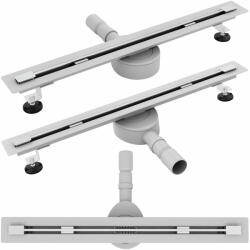 Rea Set rigola pentru dus plus capac inox periat Rea Neo Ultra Slim 80 cm (5902557387014)