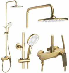 Rea Coloana de dus cu baterie monocomanda auriu periat Rea Avalon (5902557391974)