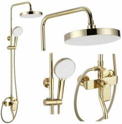 Rea Coloana de dus cu baterie monocomanda auriu Rea Bloom (5902557392889)
