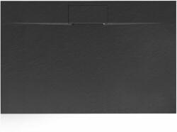 Rea Cadita dus dreptunghiulara negru Rea Bazalt Long 90x120 cm (5902557387625)
