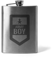 DRAGOWA Гравирана плоска бутилка Army boy 210 ml (36422)