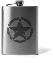 DRAGOWA Гравирана плоска бутилка Star 210 ml (36432)