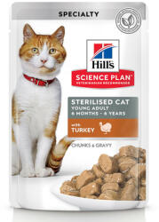 Hill's Hill's SP Feline Young Adult Sterilised Turkey 85 g (plic)