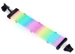 Lian Li Cablu prelungitor RGB adresabil Lian Li Strimer Plus V2 12VHPWR 16 pini la 16 pini VGA, 12 benzi iluminare LED, PW16-12PV2