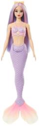 Mattel Barbie, papusa Sirena, coada violet Papusa Barbie