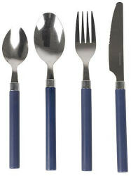 Bo-Camp Cutlery Set 4 kusy pro 1 osobu Culoare: albastru Tacam