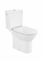 Roca Debba kompakt WC csésze hátsó bekötéssel és Duroplast ülőkével, fehér A34D995000 (A34D995000)