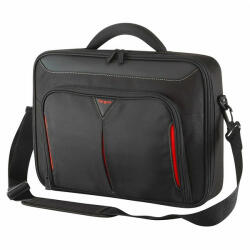 Targus Notebook táska Briefcase / Classic 14" Clamshell Case - Black/Red - granddigital