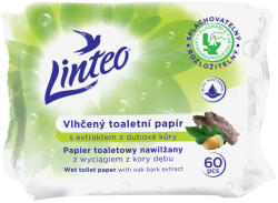 Linteo - Vlhčený toaletný papier s extraktom z dubovej kôry 60 kusov