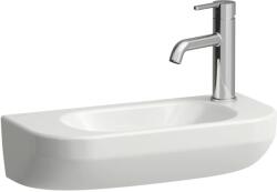 Laufen LUA Kézmosó, túlfolyónyílás nélkül, 1 csaplyukkal bal oldalon, Fehér LCC bevonattal H8150824001131 (H8150824001131)