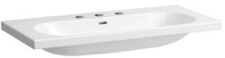 Laufen LUA Mosdó, alsó felülete csiszolt, 3 csaplyukkal, Fehér H8160890001081 (H8160890001081)