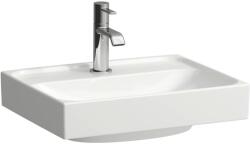 Laufen MEDA Kézmosó, 45 cm, csiszolt alsó felülettel, túlfolyónyílás nélkül, egy csaplyukkal, Fehér LCC bevonattal H8161114001111 (H8161114001111)