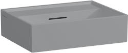 Laufen Kartell LAUFEN Mosdótál, alsó felülete csiszolt, csaplyuk nélkül, Matt Szürke H8183307591091 (H8183307591091)