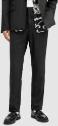AllSaints pantaloni DIMA barbati, culoarea negru, drept PPYH-SPM0I5_99X