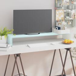 vidaXL zöld üveg TV állvány/monitor magasító 100 x 30 x 13 cm (244147)