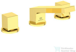 Ideal Standard EXTRA 3 üléses mosdó csaptelep automata leeresztővel, Brushed gold BD508A2 (BD508A2)