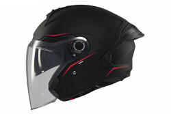 MT Helmets - BUKÓSISAK COSMO SV A1 MATT FEKETE S: 55-56 cm (696665)