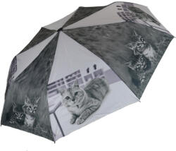 atáska BOUTIQUE szürke macskás esernyő (18UM-0006-macska)