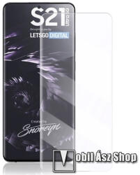 SAMSUNG Galaxy S21 Ultra 5G (SM-G998), Full Glue UV Liquid üvegfólia, 0.3mm, 9H, UV lámpa, Teljes