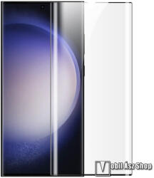 Nillkin SAMSUNG Galaxy S24 Ultra 5G (SM-S928), NILLKIN flexibilis üvegfólia, PMMA, 2db, 9H, 0, 3mm, Teljes, Feket
