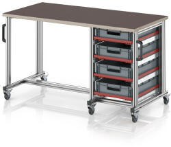 Auer Pro rendszerasztal 1480 x 720 mm EG ST 93 14872F BMR (EG_ST_93_14872F_BMR)