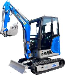 Graecus Miniexcavator EB27C-PRO, 2.7 tone, 19 CP Motor KUBOTA D1105 Diesel, cabina inchisa, GRAECUS (10000416)