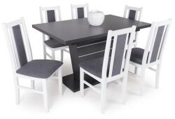  Fanni asztal Félix székkel - 6 személyes étkezőgarnitúra
