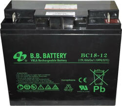 BB Battery B. B. Battery BC18-12 12V 18Ah gondozásmentes akkumulátor (B-B-Battery-BC18-12)