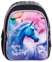 Derform Kétrekeszes ovis hátizsák kislányoknak, unikornisos, Born to be Unicorn