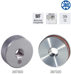  Nem megy oldali Gyűrűs Menet-idomszer MFDIN 13/ISO1502 MF35 x1, 50/6g