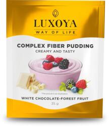 Luxoya - Complex Fiber Pudding - Fehér csokoládé-Erdei gyümölcs ízű - Rost Pudding - Rostkomplex - 35g