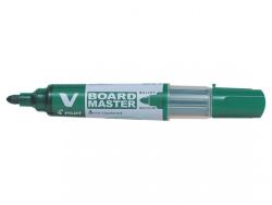 Pilot Marker tabla reincarcabil, varf rotund, verde, Vboard PILOT (PWBMA-VBM-MG-BG)