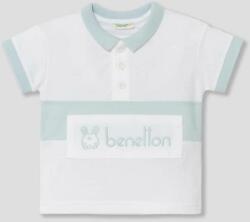 Benetton baba pamut pólóing fehér, mintás - fehér 74