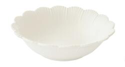 Easy Life Porcelán mélytányér 20cm, Fleuri white - szep-otthon