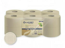  Toalettpapír 2 rétegű közületi átmérő: 19 cm 12 tekercskarton 19J EcoNatural Lucart_812276 havanna barna (COR43512)
