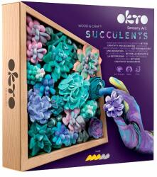  OKTO Set de modelare a suculentelor 21 x 21 cm (OCT10010) Carte de colorat