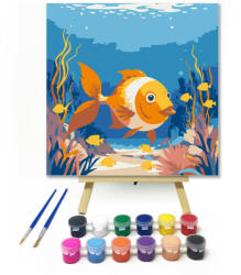  Korallzátony lakói - gyerek számfestő készlet