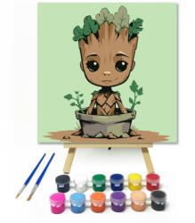  Bimbózó kis karakter - gyerek számfestő készlet