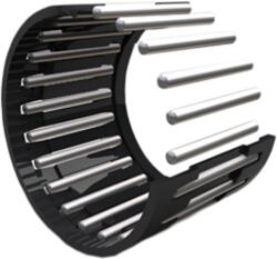  K 65X70X20 Tűgörgős kosár 65x70x20 mm