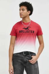 Hollister Co Hollister Co. pamut póló piros, mintás - piros S