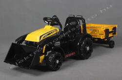  Elektromos Kisautó Traktor 6v + Utánfutó Sárga - elektromoskisauto - 44 900 Ft