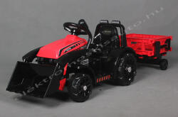  Traktor 6v + Utánfutó Piros - elektromoskisauto - 45 900 Ft