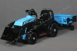  Elektromos Kisautó Traktor 6v + Utánfutó Kék - elektromoskisauto - 39 900 Ft