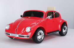 VOLKSWAGEN Elektromos Kisautó Vw Beetle Old 12v Eredeti Licence Piros - elektromoskisauto - 69 900 Ft